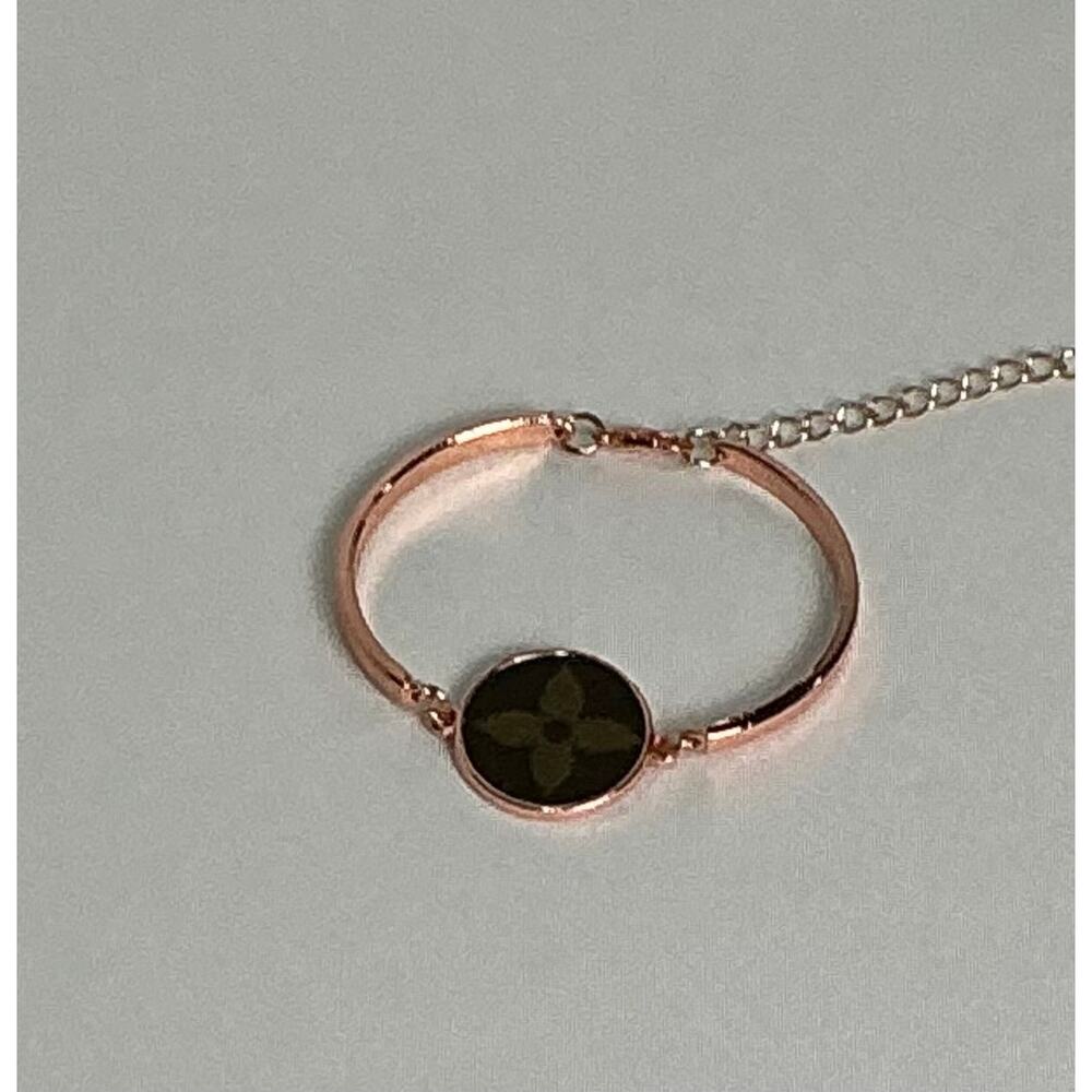 Louis Vuitton Monogram Canvas Rose Gold Bracelet